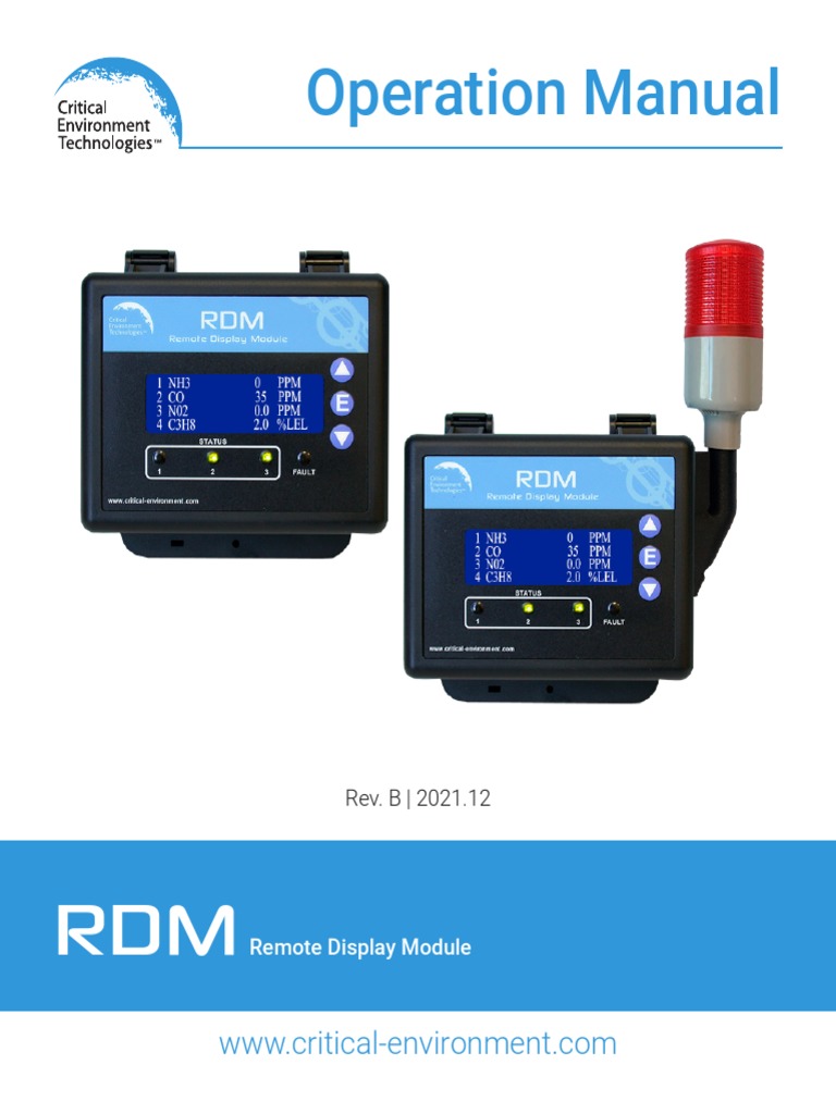 RDM Manual | PDF | Electrical Wiring | Door
