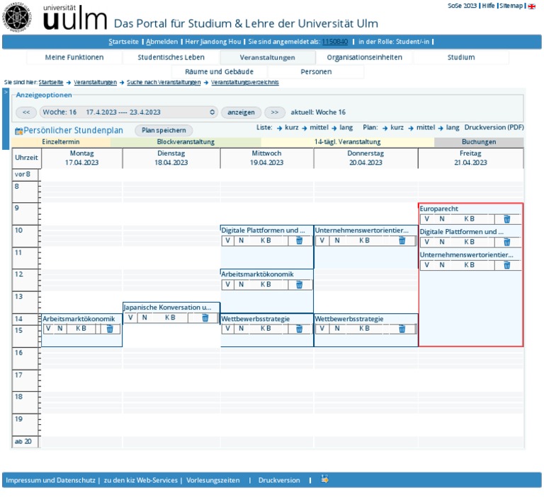 Software engineering ulm stundenplan – uni ulm studienplan – Akapv