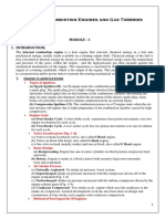 Internal Combustion Engines and Gas Turbines