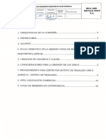 TAX-01 Procedimiento de Emision de Guias de Remision Remitente Electronico (GRR-E)