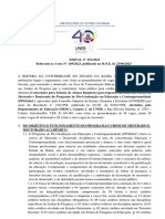 Edital 071 2023 Aviso 105 2023 Selecao Aluno Regular Doutorado e Mestrado Educacao e Contemporaneidade PPGEduc