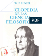 G.W.F. Hegel - «Enciclopedia de las ciencias filosóficas»