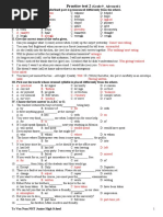 Grade 9 Entrance Exam Practice Test | PDF | Language Arts & Discipline