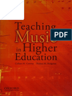 Teaching Music in Higher Education - Conway, Colleen Marie Hodgman, Thomas M - 2009 - New York - Oxford University Press - 9780195369359 - Anna's Archive