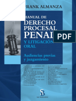 Indice Manual de Derecho Proceso Penal