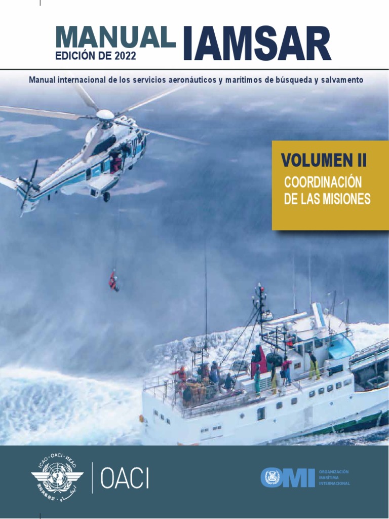 IAMSAR Manual Vol II Coordinación de Misión, 2022 Español | PDF