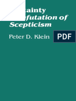 [Peter_D._Klein]_Certainty_A_Refutation_of_Scepti(BookFi)