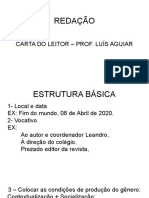 Slide - Aula - Carta Do Leitor 2