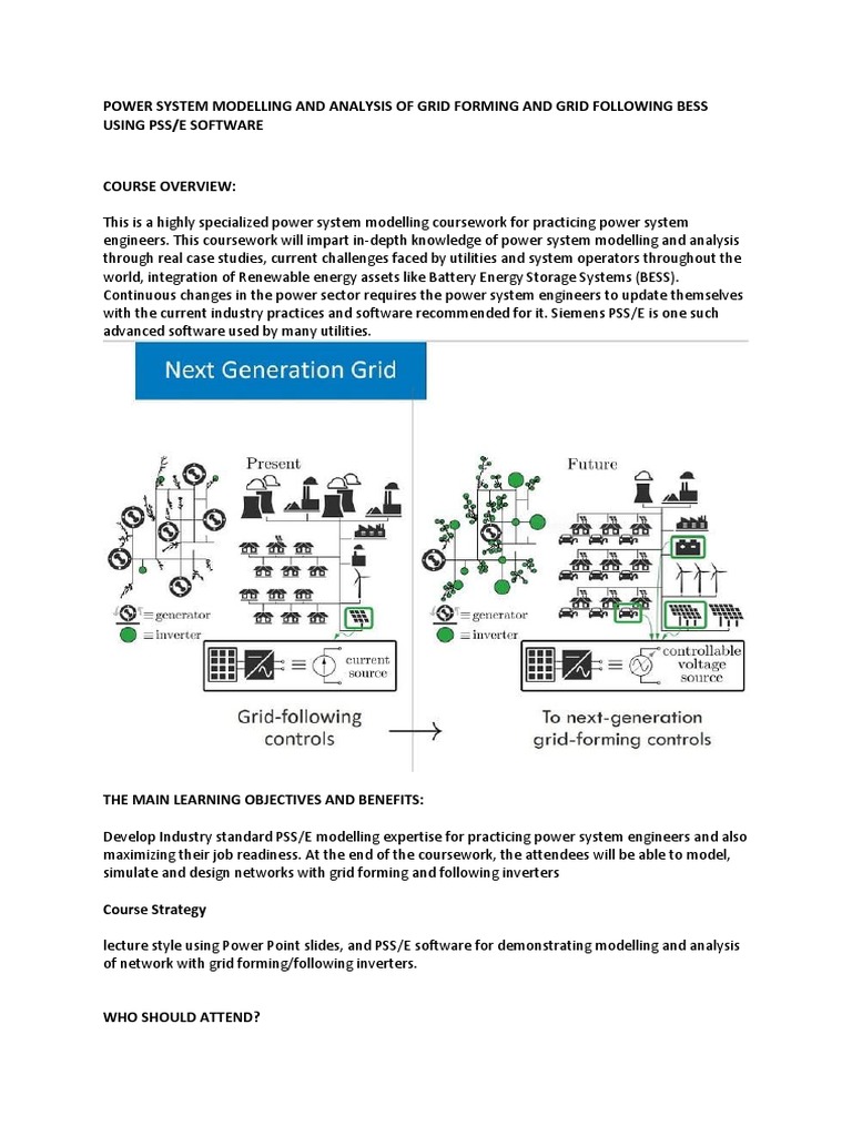 Grid Forming Inverters Workshop | PDF