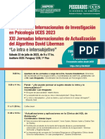 PROGRAMA JORNADAS INTERNACIONALES DE INVESTIGACION EN PSICOLOGIA