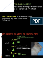 Etiology of Malocclusion I 2015 Upload