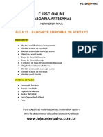 Curso Online Saboaria Artesanal: Aula 12 - Sabonete em Forma de Acetato