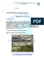 Informe de Obra No.3. CONJUNTO PIEDEMONTE HACIENDA ROSABLANCA