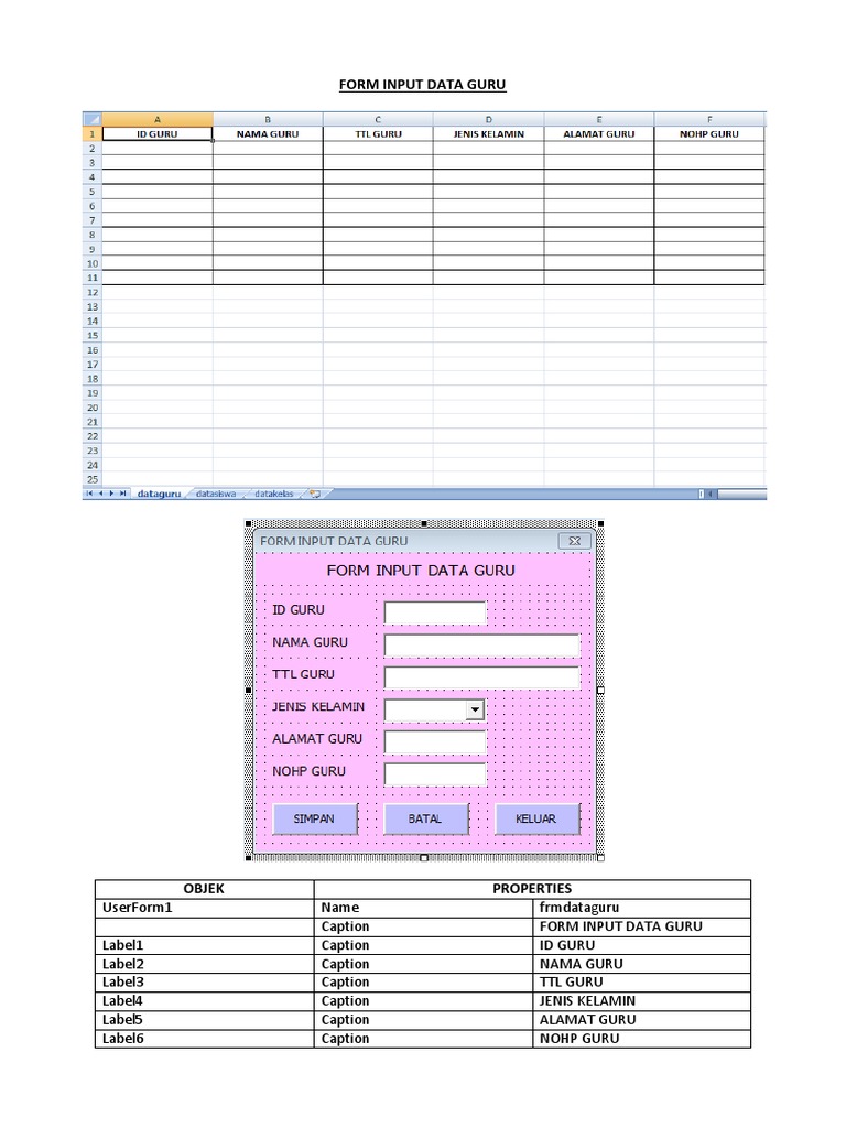 Form Sekolah | PDF