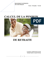Cours de Calcul de La Pension