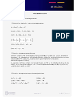 1.1 Guía de Ejercitación Algebra