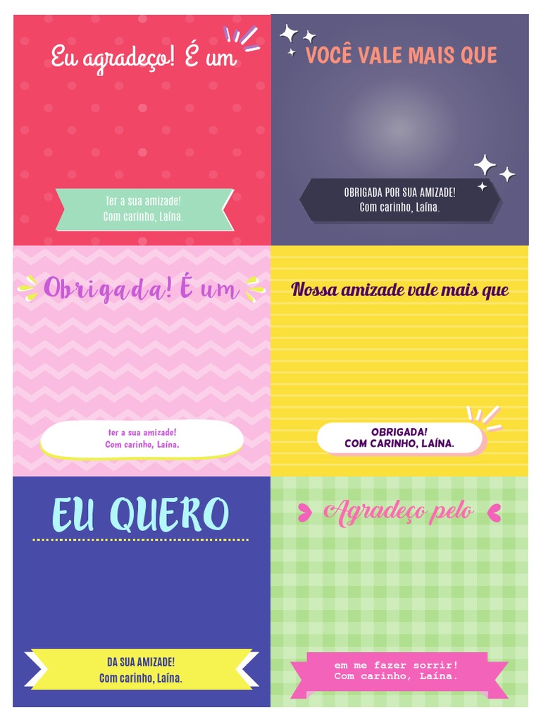 Cartao Agradecimento Bombom Editavel Laina | PDF | Religião e  Espiritualidade, image size:768x1024