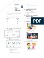 Examen Final Ingles Primero