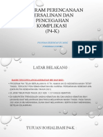 Program Perencanaan Persalinan Dan Pencegahan Komplikasi (P4-K)