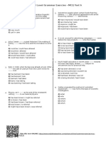 829 - Advanced Level Grammar Exercise MCQ Test 6