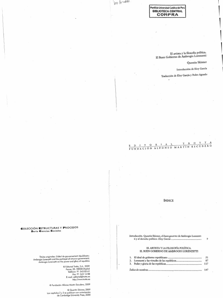 3 A1 Quentin SkinnerEl Artista y La Filosofia Politica PDF