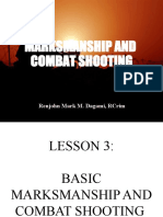 Marksmanship. Lesson 3