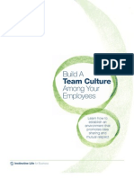 Build Team Culture Among Your Employees