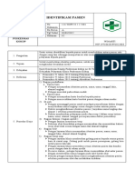 Indentifikasi Psien SOP