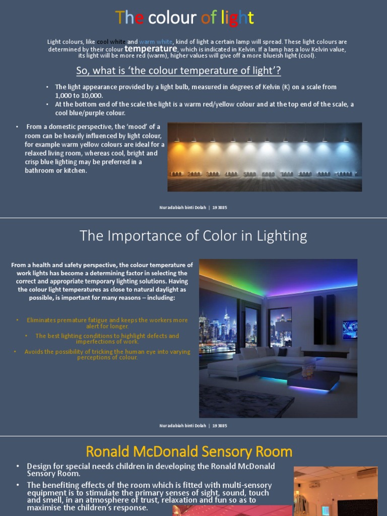 The colour of light pdf lighting color
