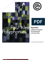 Exposition Paul Klee - Dossier de Presse