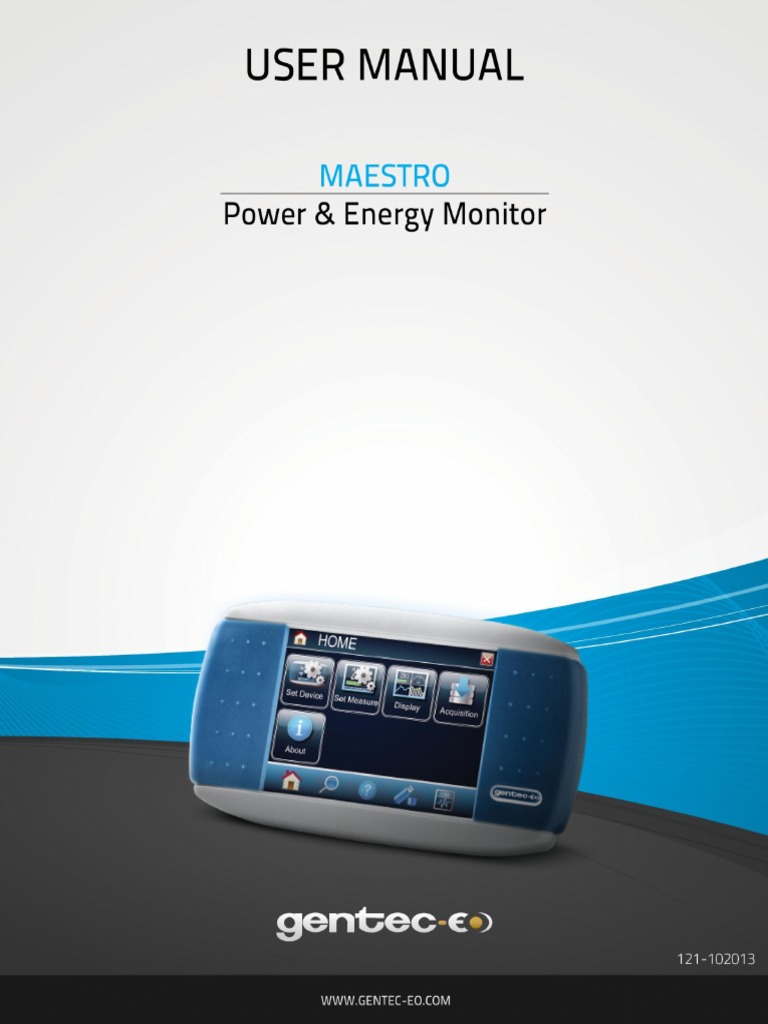Gentec Maestro | PDF