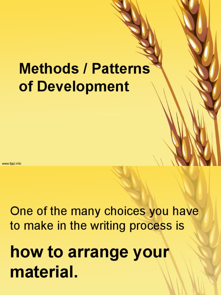 Patterns of Development | PDF