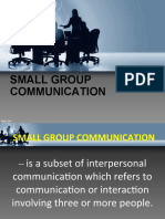 Small Group Communication