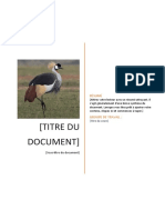 Exemple Rapport Exo PNNK (Etude Des Habitats) M - Ornitho 2023