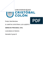 Evelyn Vela Mendoza Dr. Martin Capistran Luis Alberto: Derecho Procesal Civil