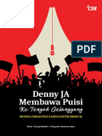 Denny JA Membawa Puisi Ke Tengah Gelanggang