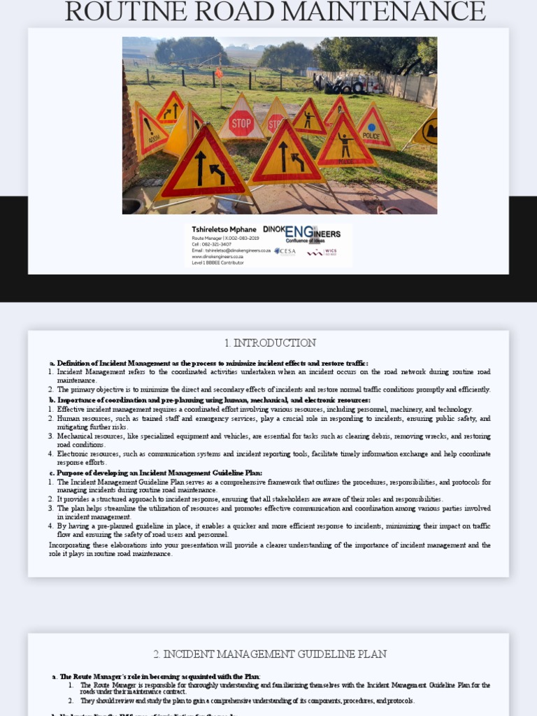 RRM Presentation Dangerous Goods Awareness Training and Roadshows