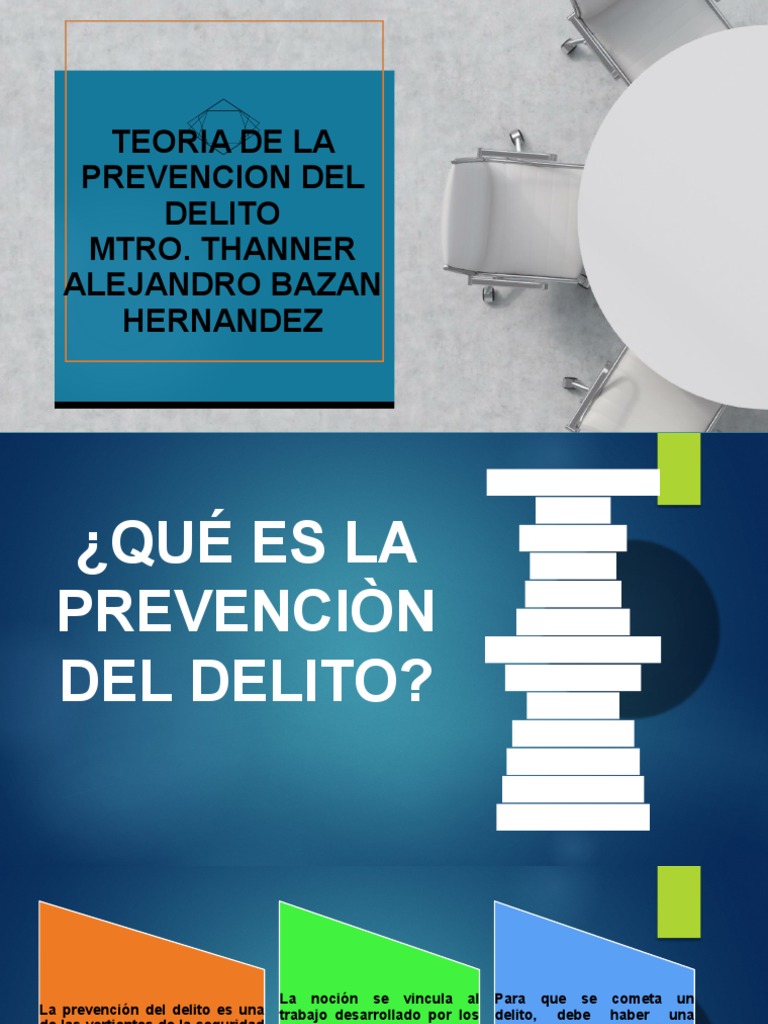 Teoria de La Prevencion Del Delito Unidad 1 Mtro. Thanner Alejandro ...