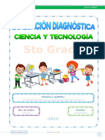 6.- Evaluación Diagnóstica - Ciencia y Tecnología 2023 - Editora Quipus Perú