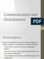 Communication and Globalization (Autosaved)