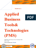 MODULE 4 Applied Business Tools and Technologies