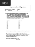 Design and Analysis of Experiments