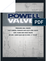 Powell Pressure Seal Valve