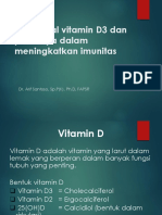 Mengenal Vitamin D3 Dan Perannya Dalam Meningkatkan Imunitas DR - Arif