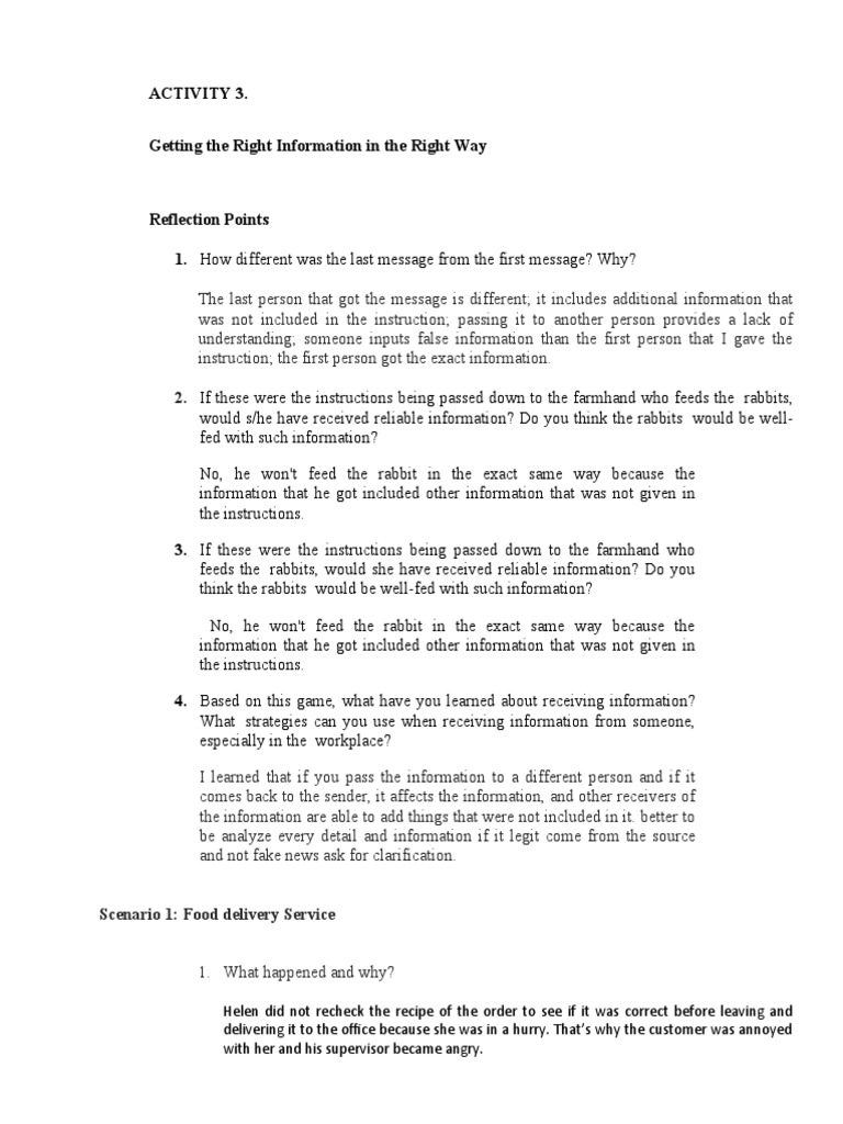 Module 1 Activity 3 | PDF