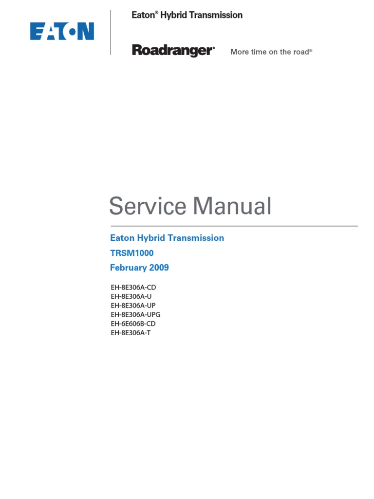 Hybrid Service Manual | PDF