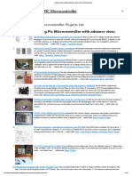 Advanced View Pic Microcontroller Projects List - PIC Microcontroller