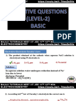 Electrochemistry MCQ Level 2