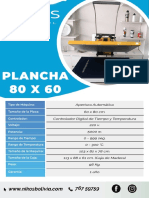 Plancha 60x80