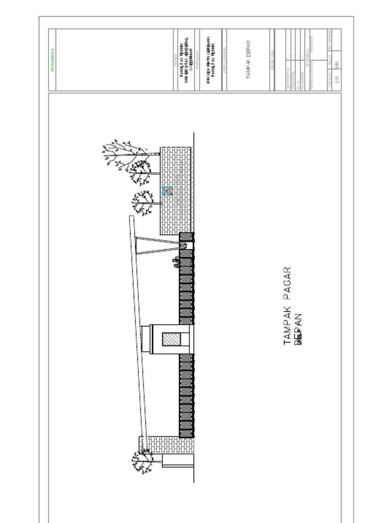 Tampak Depan Pagar | PDF